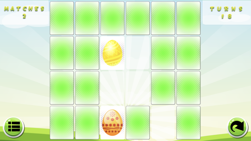 Easter Memory gameplay