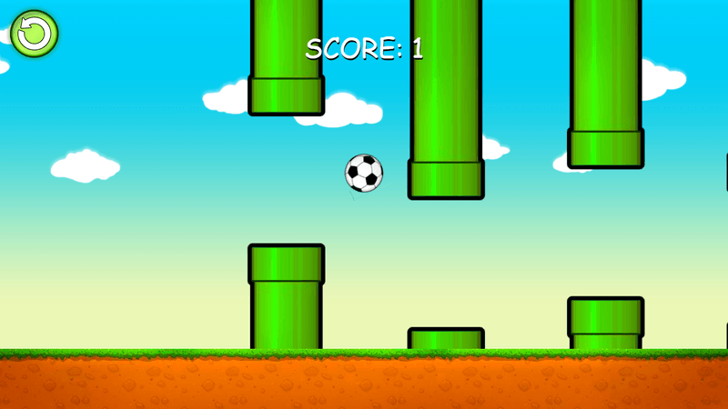 Flappy Ball gameplay