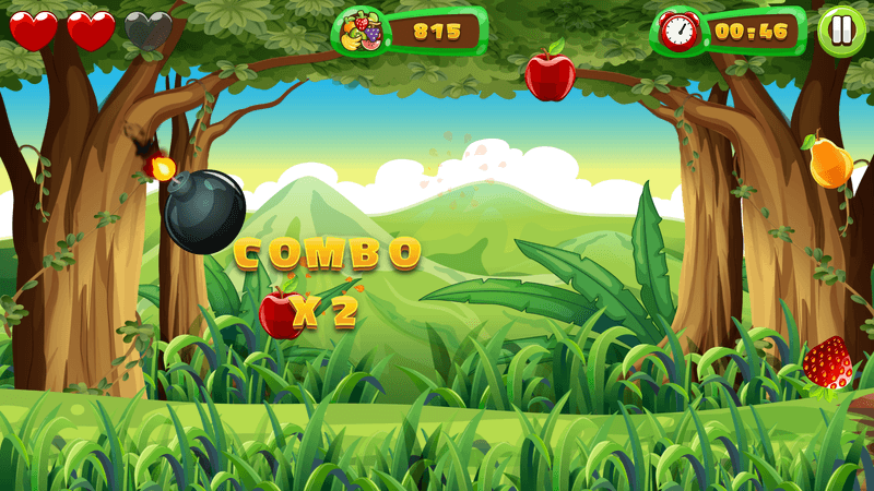 Fruit Slasher gameplay