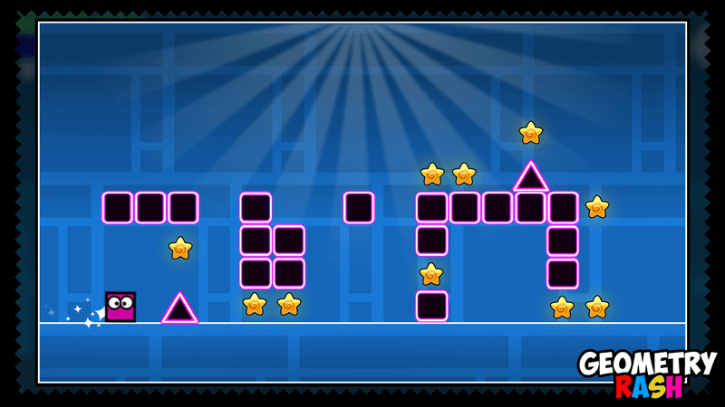 Geometry Rash gameplay