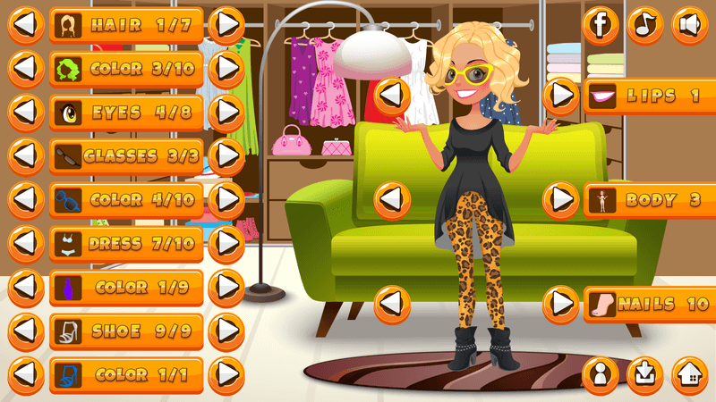 Girl Dress Up gameplay
