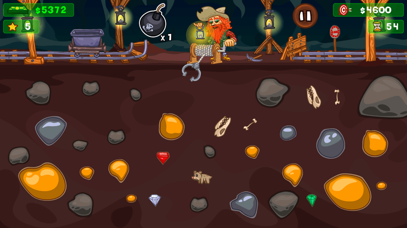 Gold Miner Jack gameplay