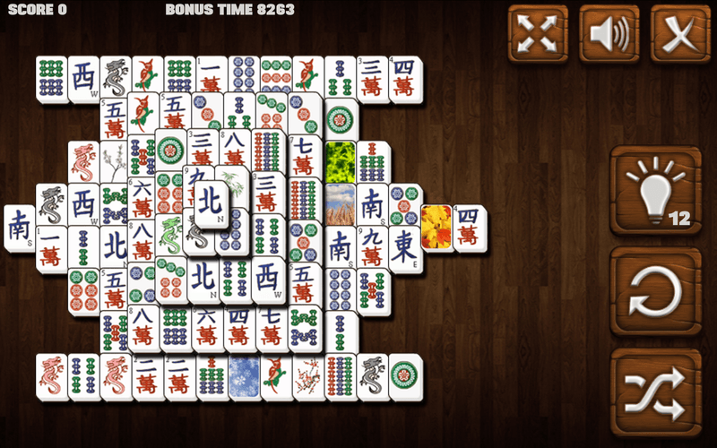 Mahjong Deluxe gameplay